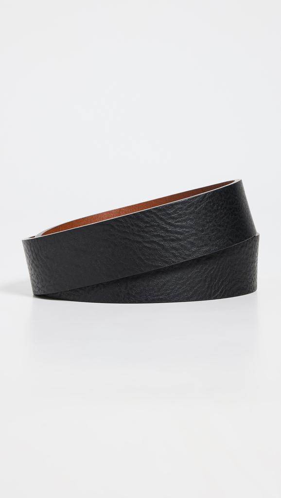 Shinola Lightning Bolt Keeper Leather Belt
