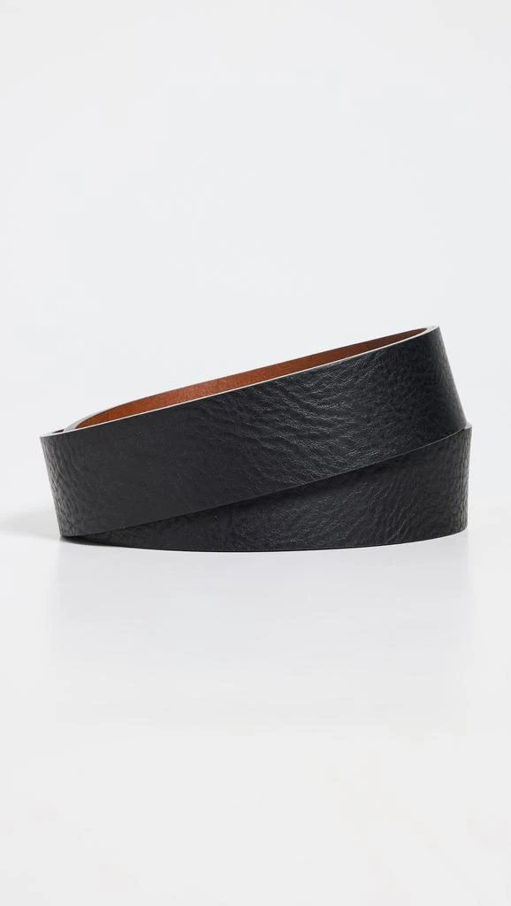 Shinola Lightning Bolt Keeper Leather Belt 2
