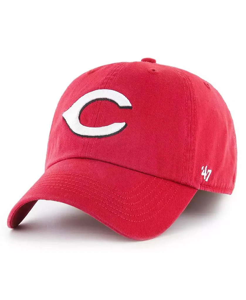 47 Brand Men's Red Cincinnati Reds Franchise Logo Fitted Hat 1