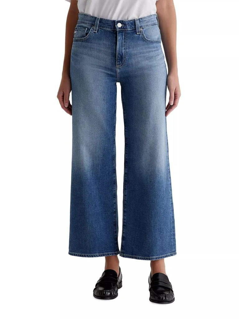 AG Jeans Saige Wide-Leg Crop Jeans 1
