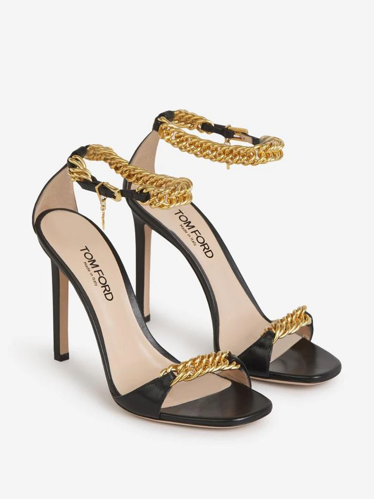 Tom Ford Tom Ford Leather Chain Sandals 2