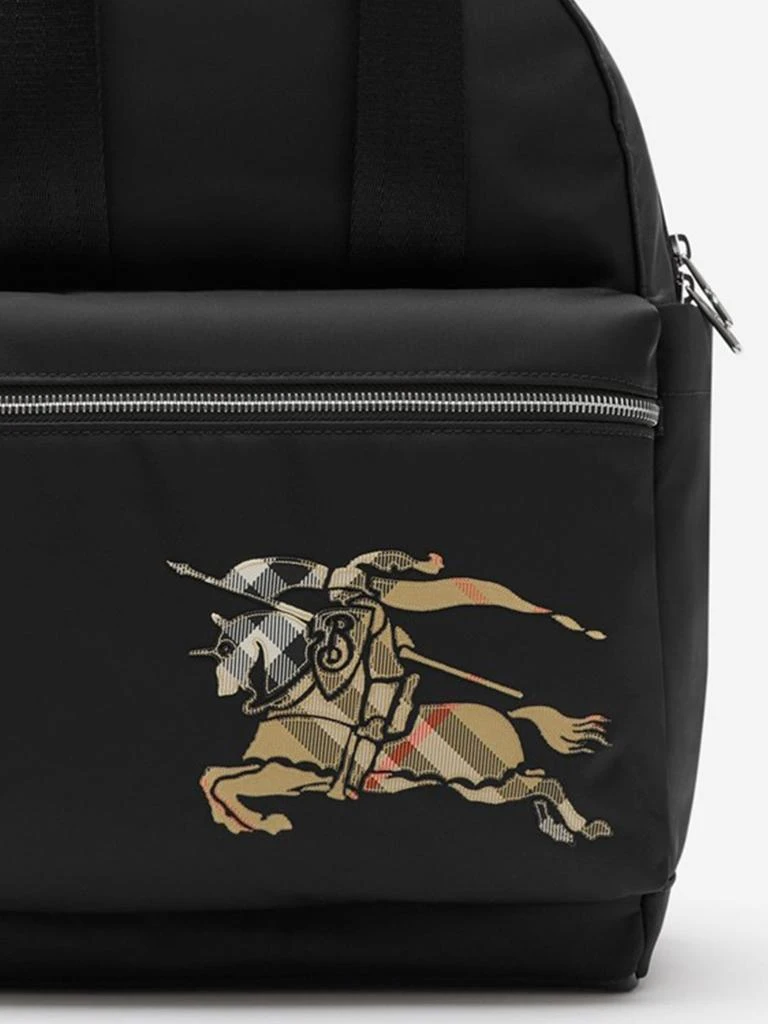 Burberry Burberry Baby EKD Check Logo Changing Backpack in Black (40cm) 4