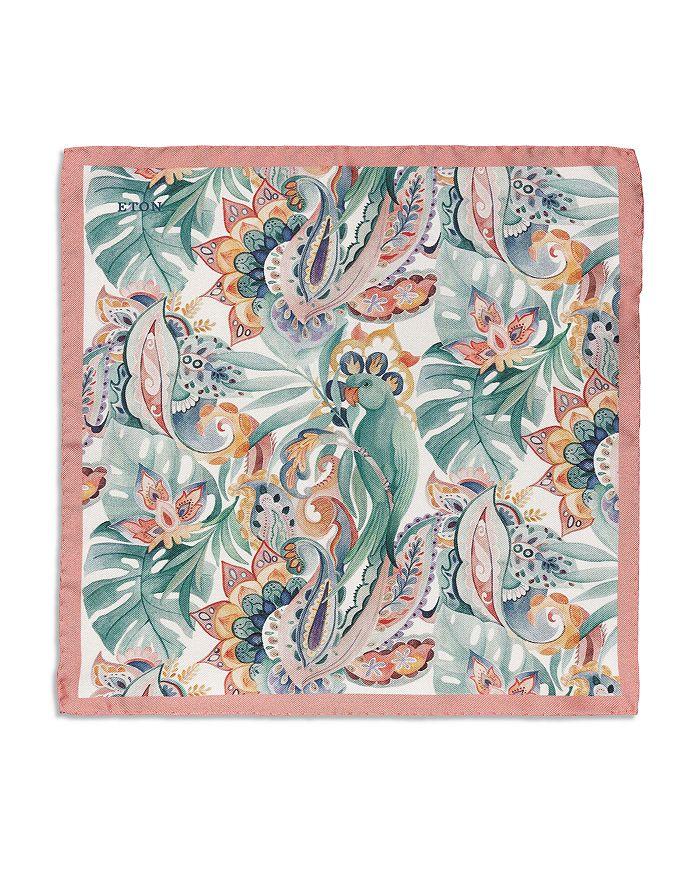 Eton Floral Silk Pocket Square