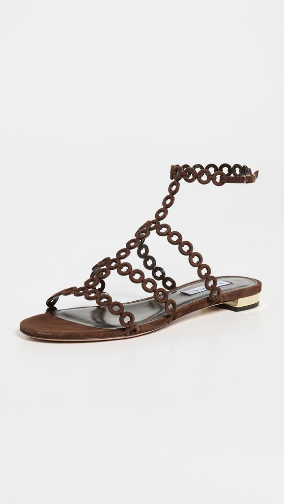 Aquazzura Infinity Chain Sandal Flats
