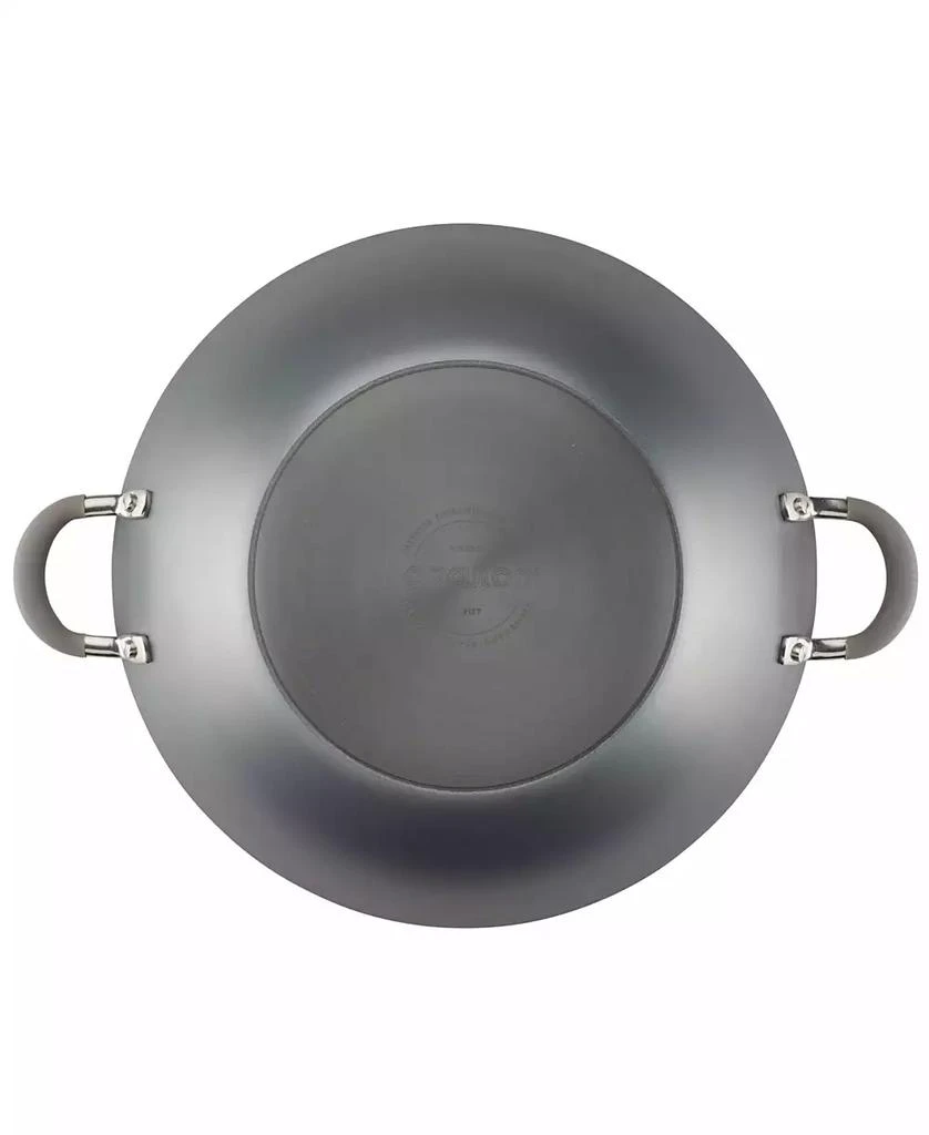 Circulon Elementum Hard-Anodized Aluminum Nonstick 14" Wok with Side Handles and Lid 3