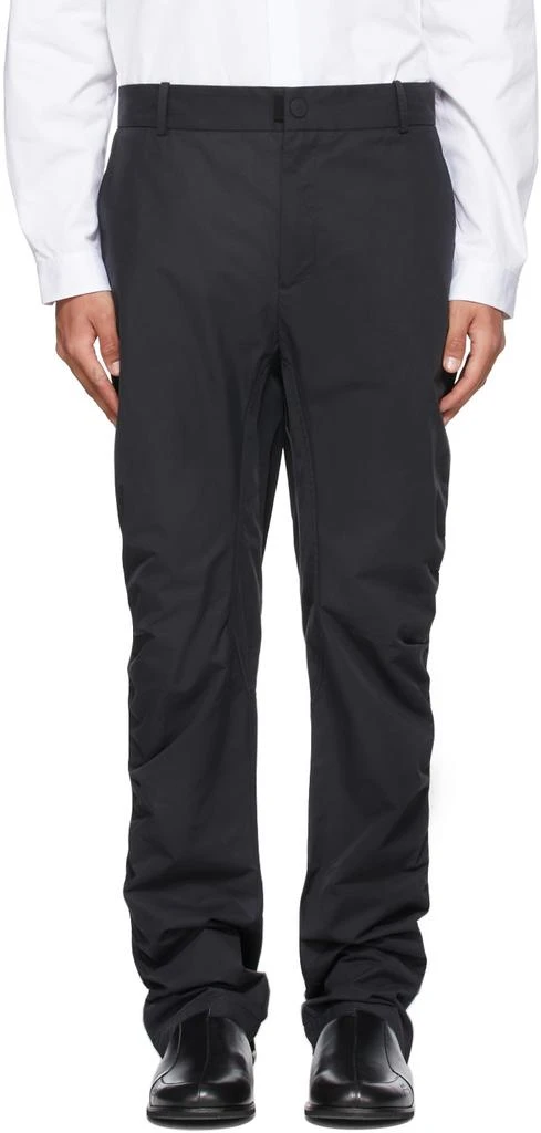 A-COLD-WALL* Black Ruche Technical Trousers 1
