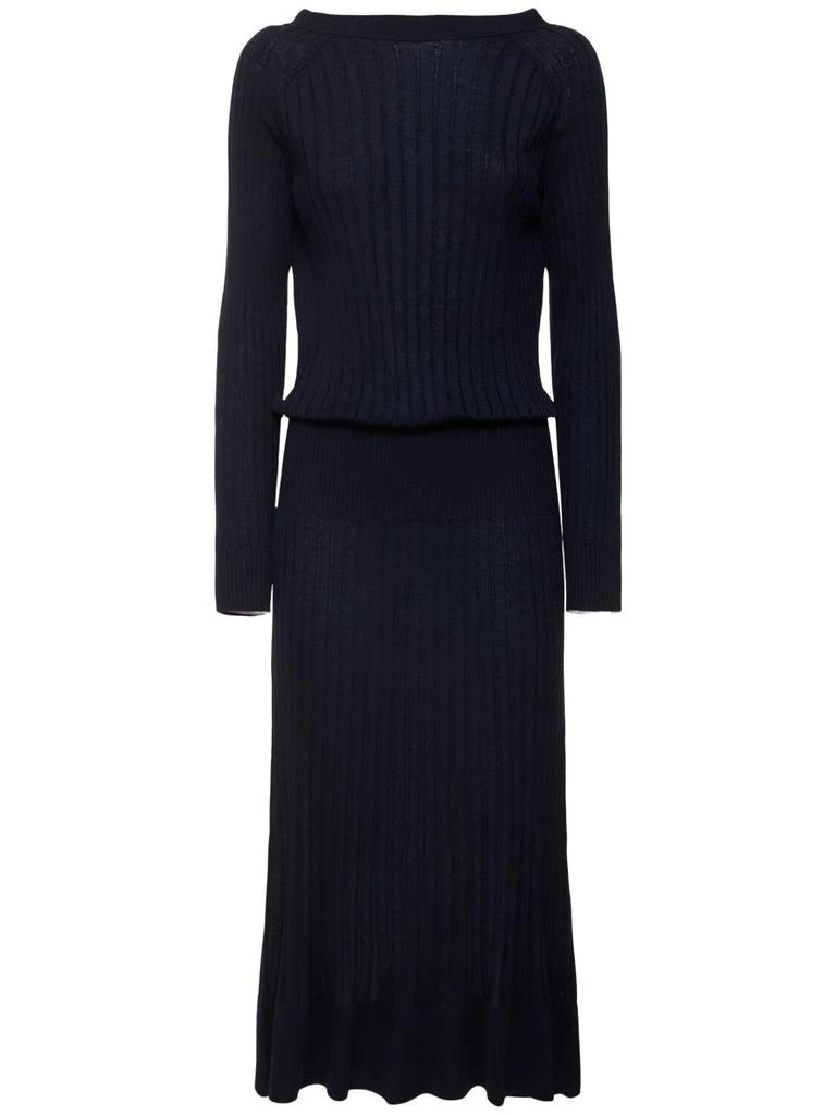 Proenza Schouler Eden Silk & Merino Knit Midi Dress 1