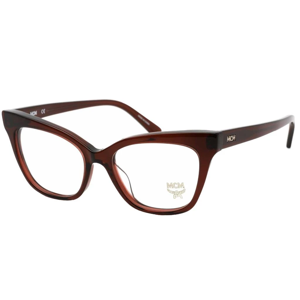 MCM MCM Women's Eyeglasses - Red Cat Eye Full-Rim Acetate Frame Clear Lens | MCM2720 615 1