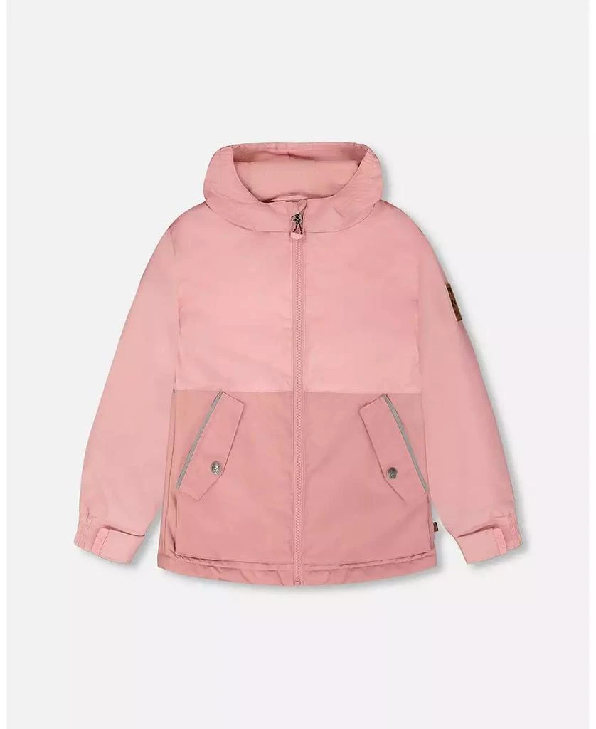 Deux par Deux Toddler Girls Mid-Season Jacket in Polyester Light Pink - Toddler|Child
