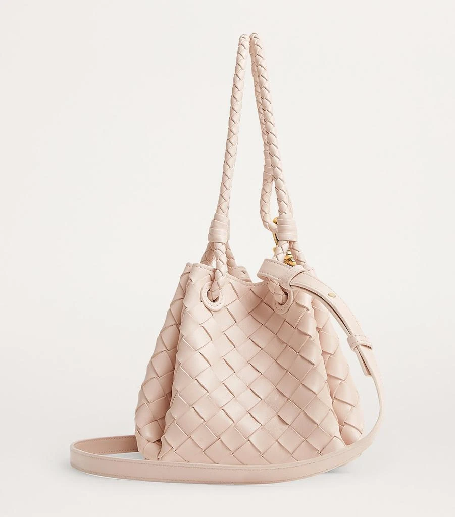 Bottega Veneta Small Lambskin Andiamo Parachute Cross-Body Bag 4