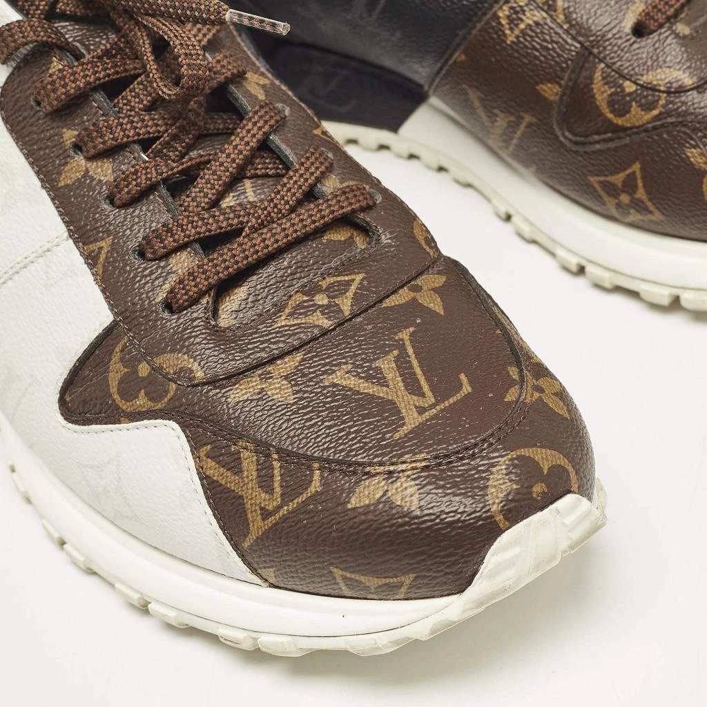 Louis Vuitton Louis Vuitton Brown/White Monogram Canvas Runaway Sneakers Size 42.5 8