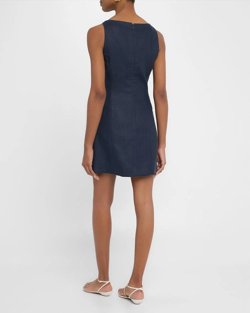 Faithfull the Brand Ambra Button-Front Mini Dress 3