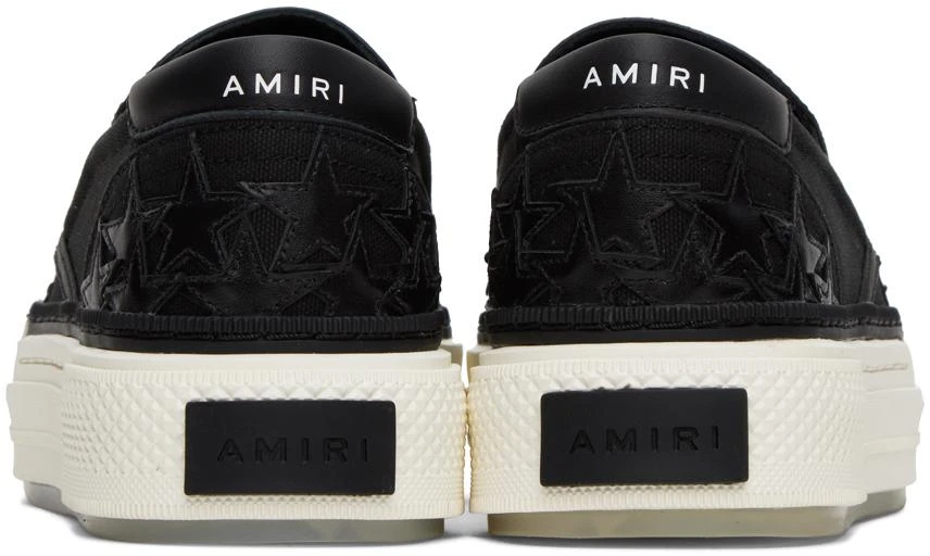 AMIRI Black Stars Court Slip-On Sneakers 2