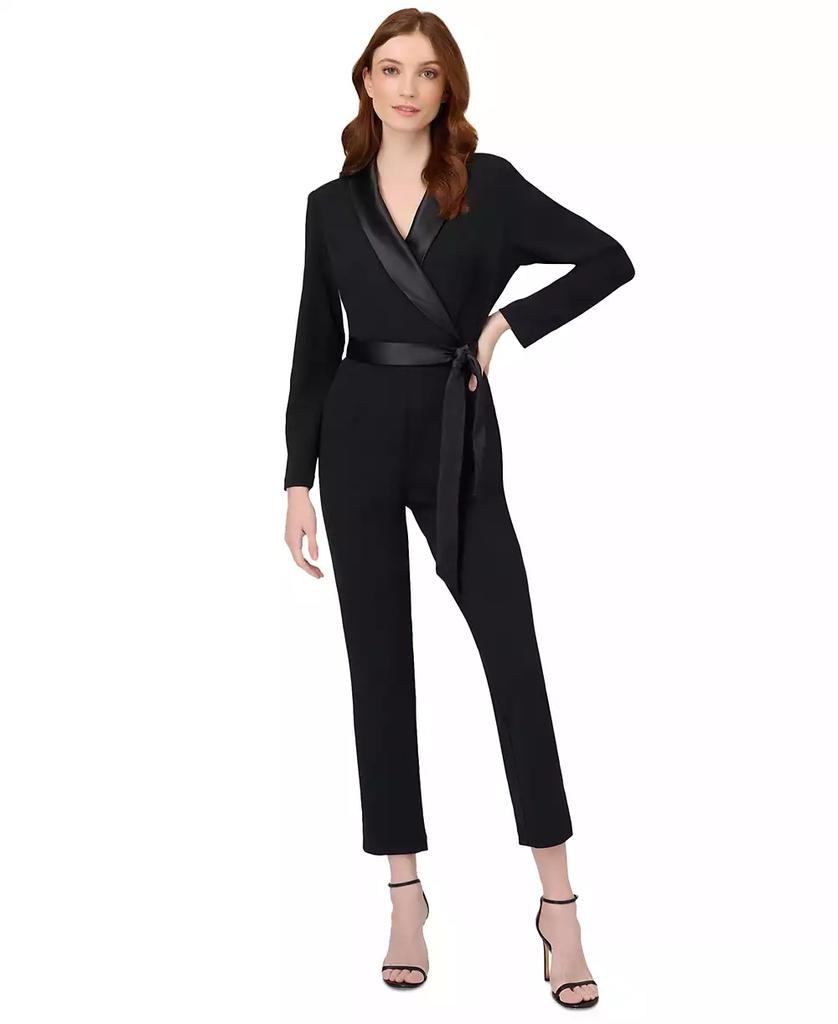 Max Mara Pianoforte Black Stretch Wool Mincio Jumpsuit