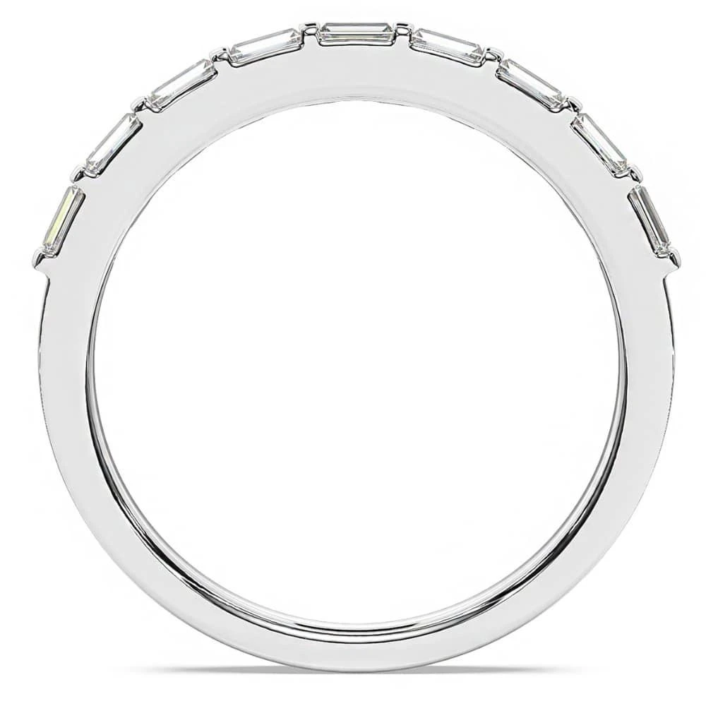 Pompeii3 1/3Ct Baguette Cut Wedding Ring Anniversary Band 14k Gold Lab Grown 4
