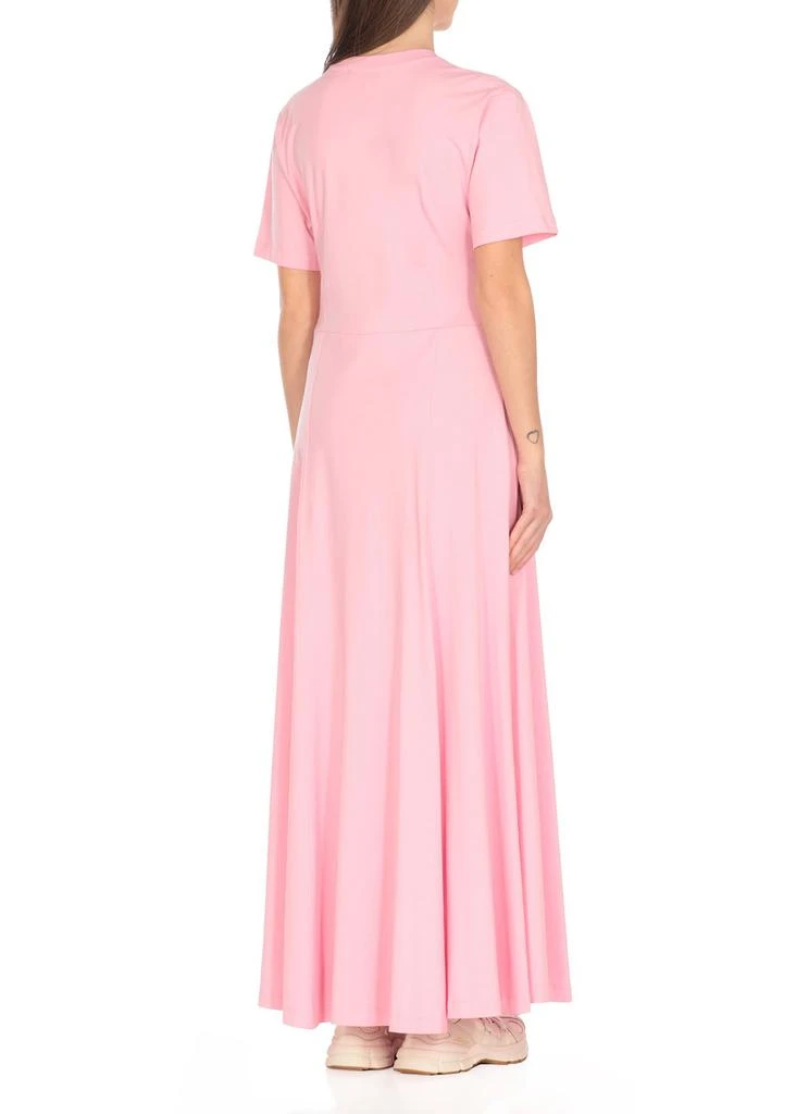 MSGM MSGM Logo Embroidered Midi Dress 3