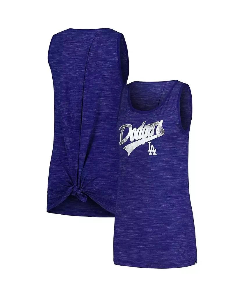 New Era Women's Royal Los Angeles Dodgers Space-Dye Active Tank Top 1
