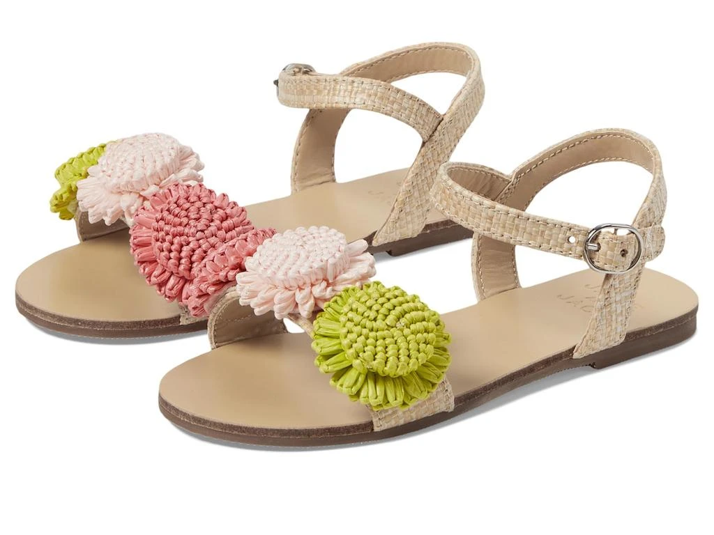 Janie and Jack Straw Flowered Sandal (Toddler/Little Kid/Big Kid) 1