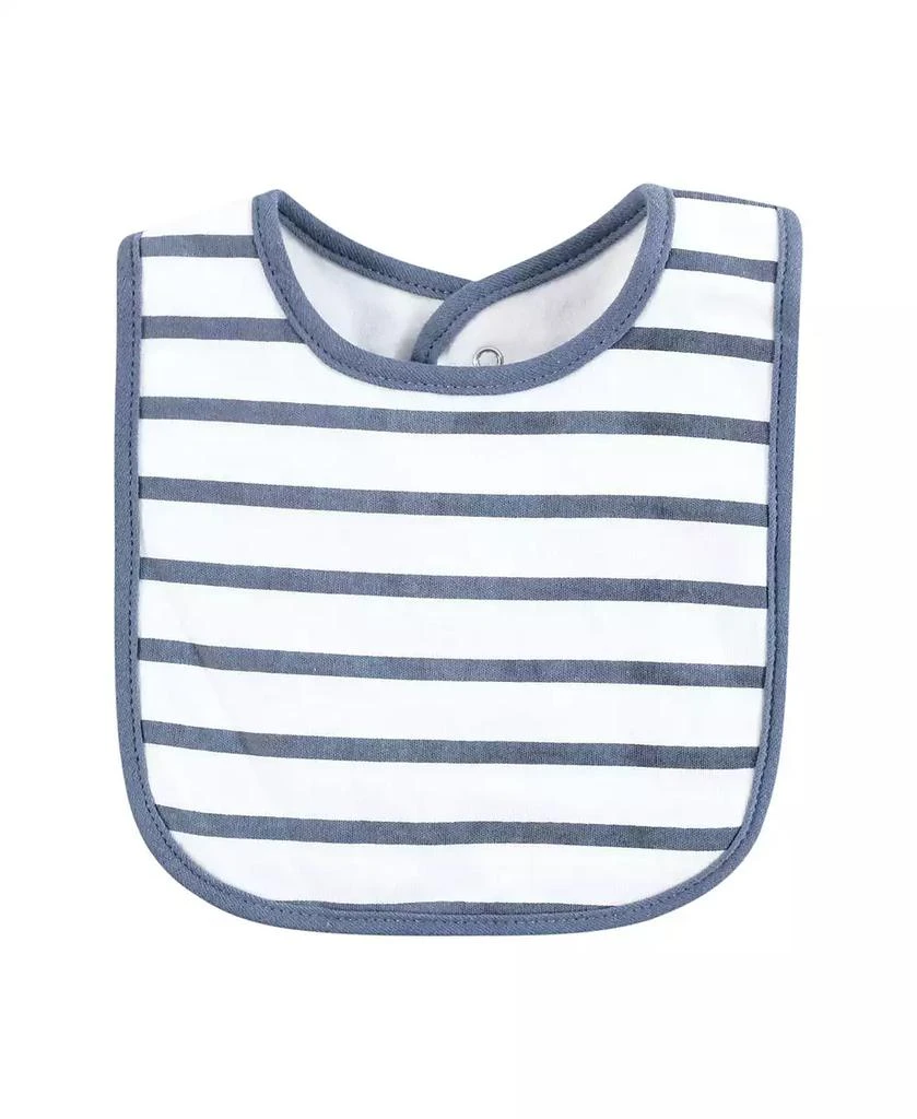Hudson 5Pk of Soft Interlock Baby Bibs 4