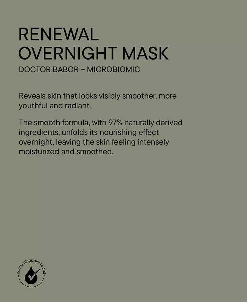 BABOR Microbiomic Renewal Overnight Mask, 2.53 oz. 6