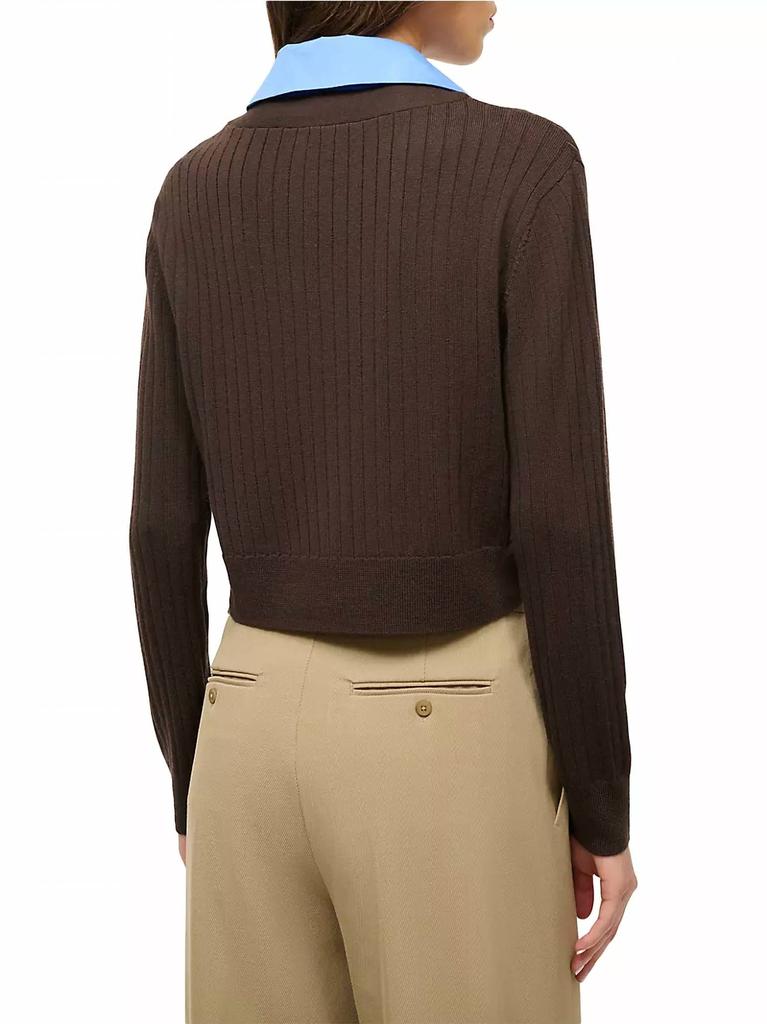 Staud Staud - WALLIS COLLARED SWEATER