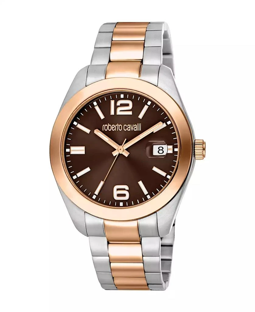 Roberto Cavalli Men's Quartz Two-tone Stainless Steel Watch 1