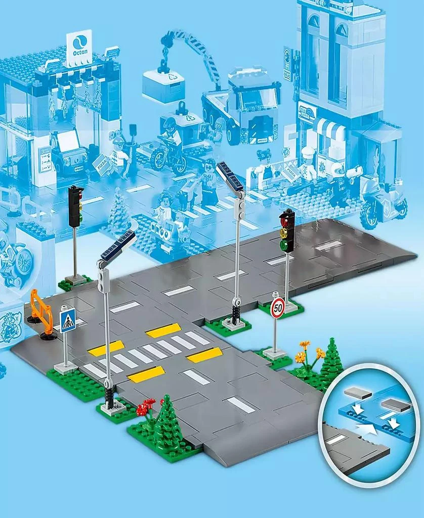 LEGO City 60304 Road Plates Intersection Toy Building Set 3