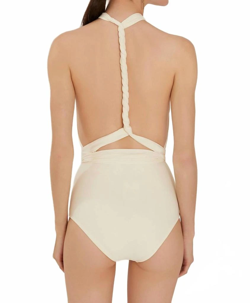 LENNY NIEMEYER Chic Multi-Way One Piece Swimsuit In Off White 3