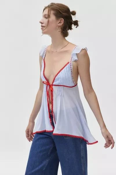 Kimchi Blue Kimchi Blue Too Cute Flyaway Babydoll Top 1