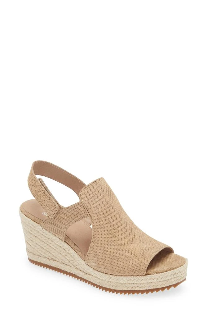 Eileen Fisher Wilda Slingback Espadrille Platform Wedge Sandal 1