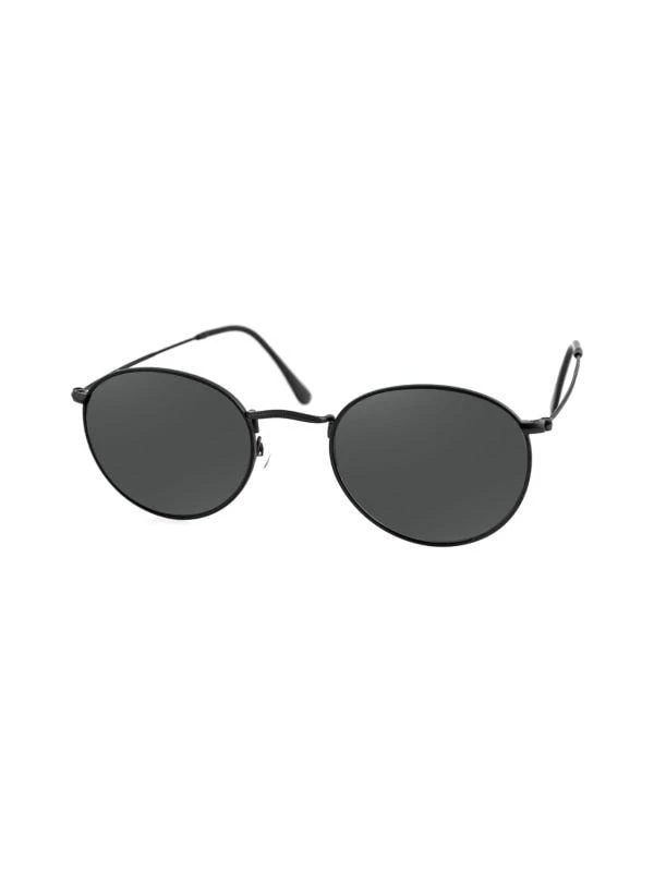 AQS Roe 50MM Round Sunglasses 2