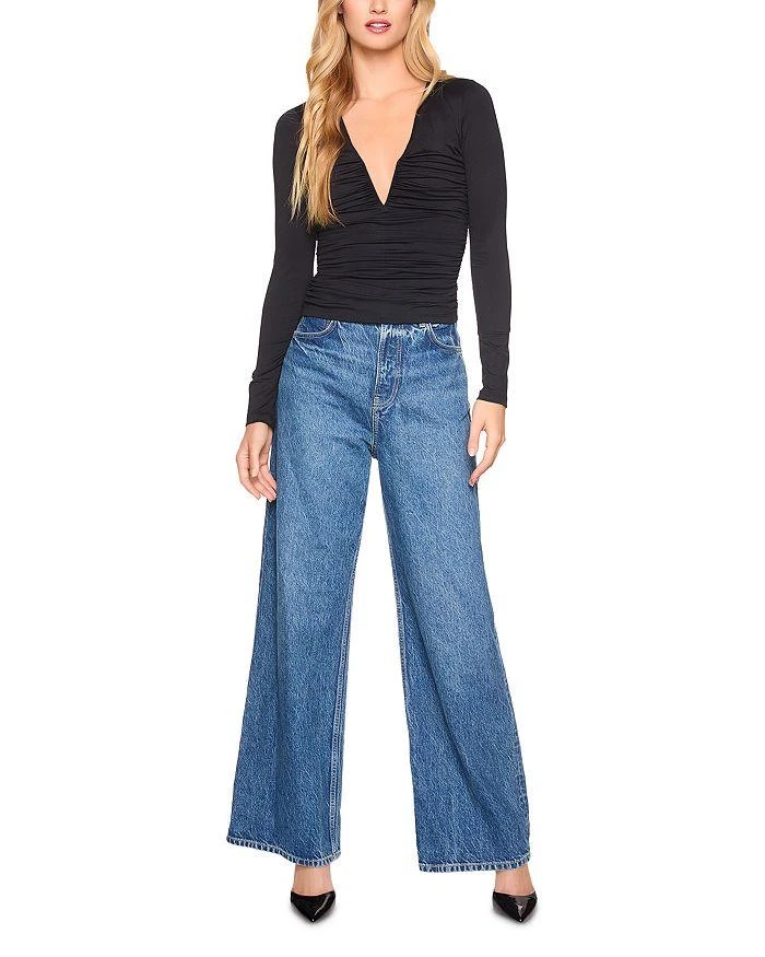 Susana Monaco V Wire Long Sleeve Top 2