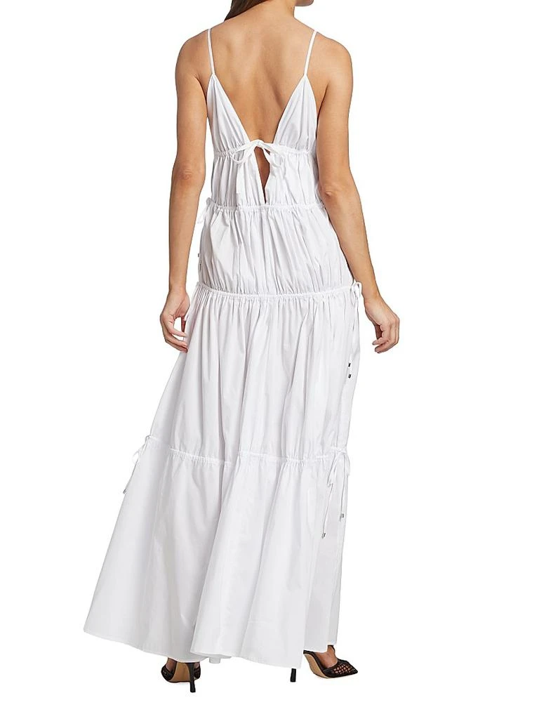 Jonathan Simkhai April Tiered Gathered Maxi Dress 5