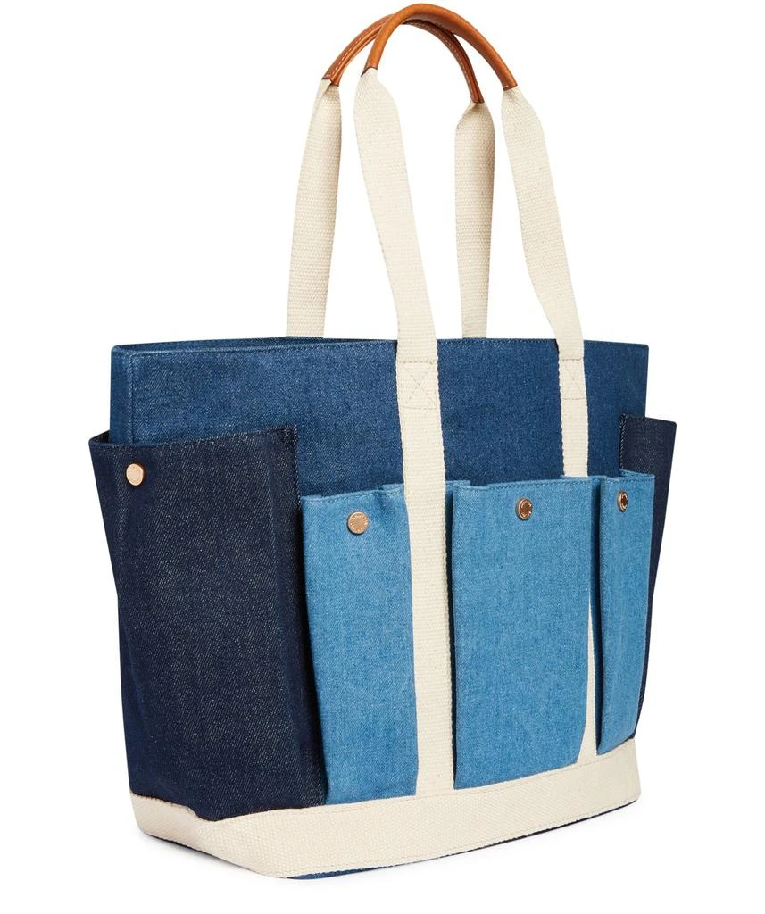 VANESSA BRUNO Multi-pocket L cabas tote bag 2