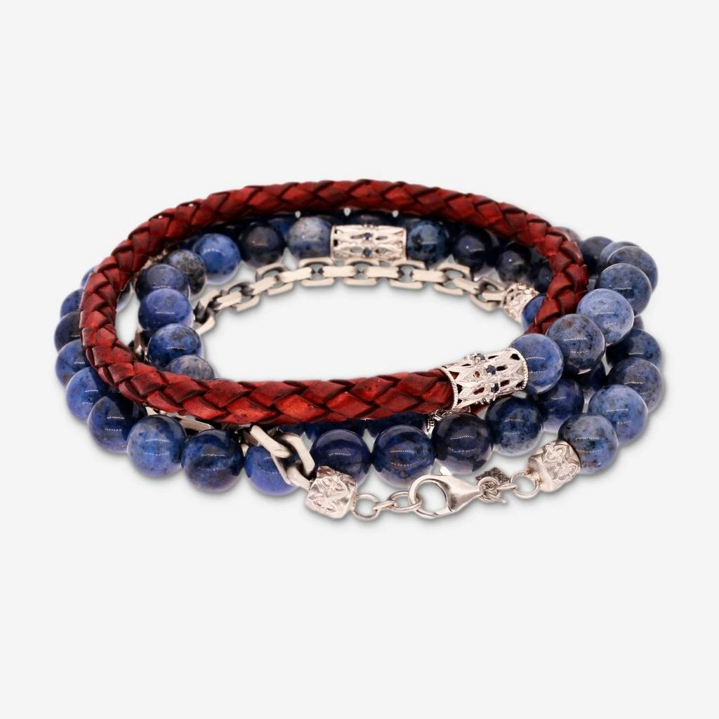 Armenta Armenta Grey Sterling Silver Sodalite Bracelet 20831 2