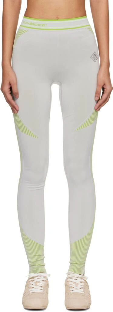 Casablanca Gray 
Green Seamless Leggings