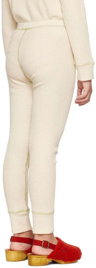 Misha & Puff Kids Beige Waffle Leggings 3