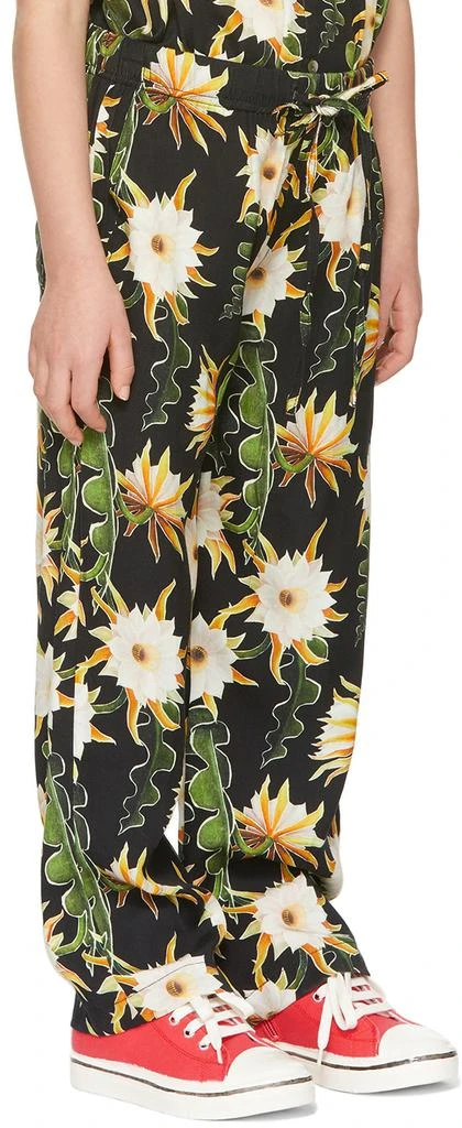 Endless Joy SSENSE Exclusive Kids Black Epiphyllum Lounge Pants 2