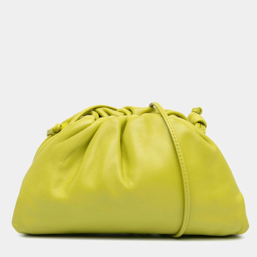 Bottega Veneta Bottega Veneta Green Lambskin The Mini Pouch 1