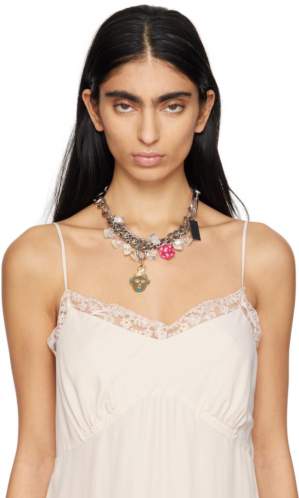 CHOPOVA LOWENA Silver Kiss BFF Necklace