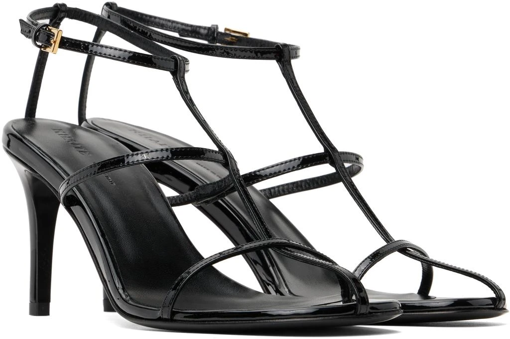 Khaite Black Cage Heeled Sandals 4