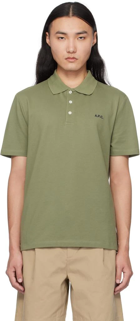 A.P.C. Khaki Standard Polo 1