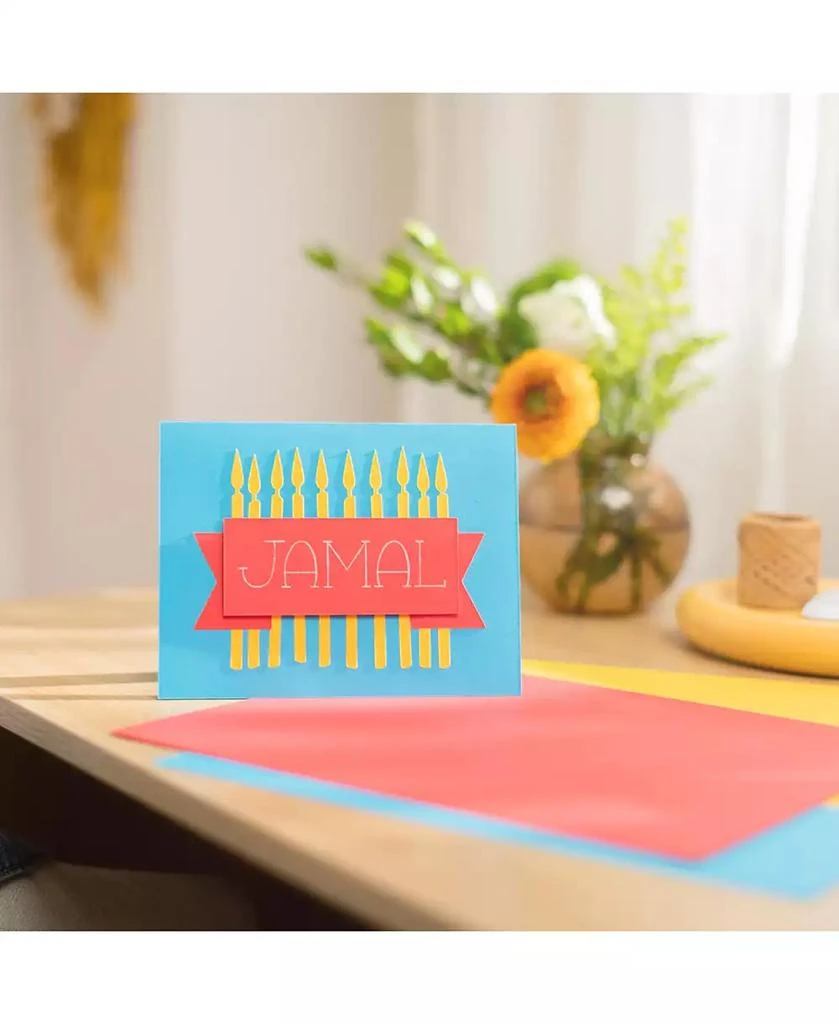 cricut Bright Bows Sampler 80 Sheet 8.5" x 11" Card Stock 6