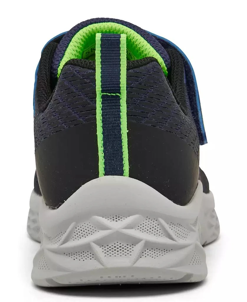 SKECHERS Little Boys Microspec II - Zovrix Fastening Strap Casual Sneakers from Finish Line 4