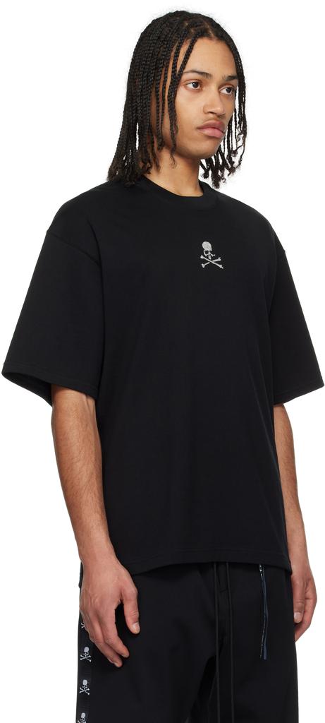 mastermind JAPAN Black Boxy Loopwheel T-shirt