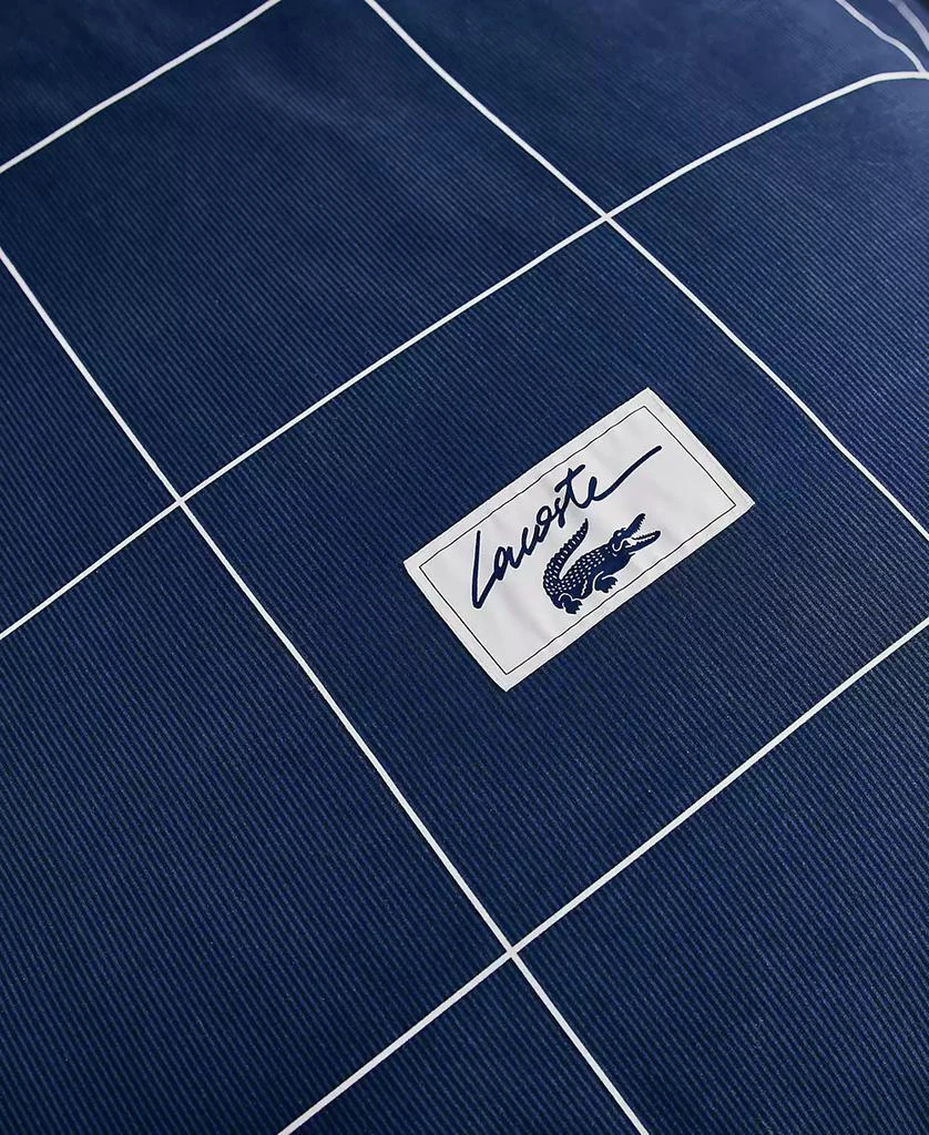 Lacoste Home Tennis Checks Cotton 3-Pc. Comforter Set 3