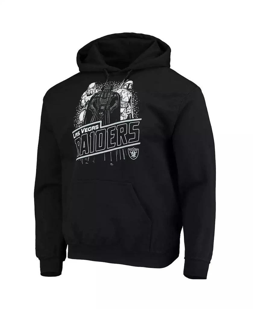 Junk Food Men's Black Las Vegas Raiders Star Wars Empire Pullover Hoodie 3