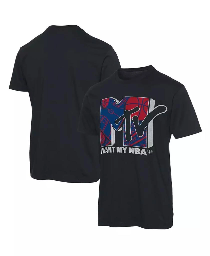 Junk Food Men's Black NBA x MTV I Want My T-shirt 2