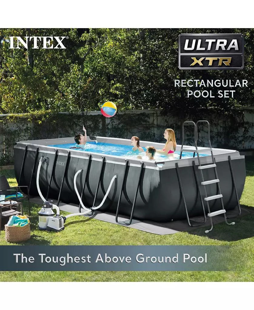 Intex Ultra XTR 18
 x 9
 x 52" Rectangular Metal Frame Above Ground Pool Set 3