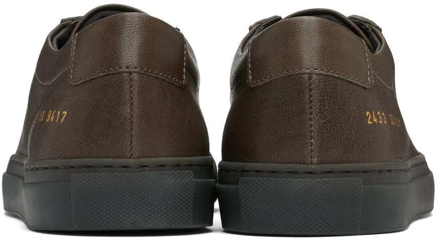 Common Projects Brown Achilles Sneakers 2